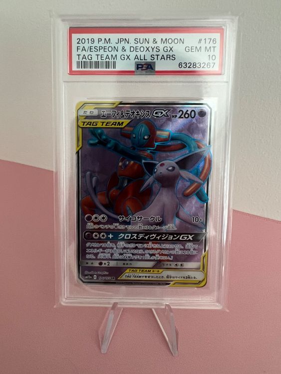 Espeon And Deoxys Gx Tag Team Gx All Stars Psa 10 Kaufen Auf Ricardo