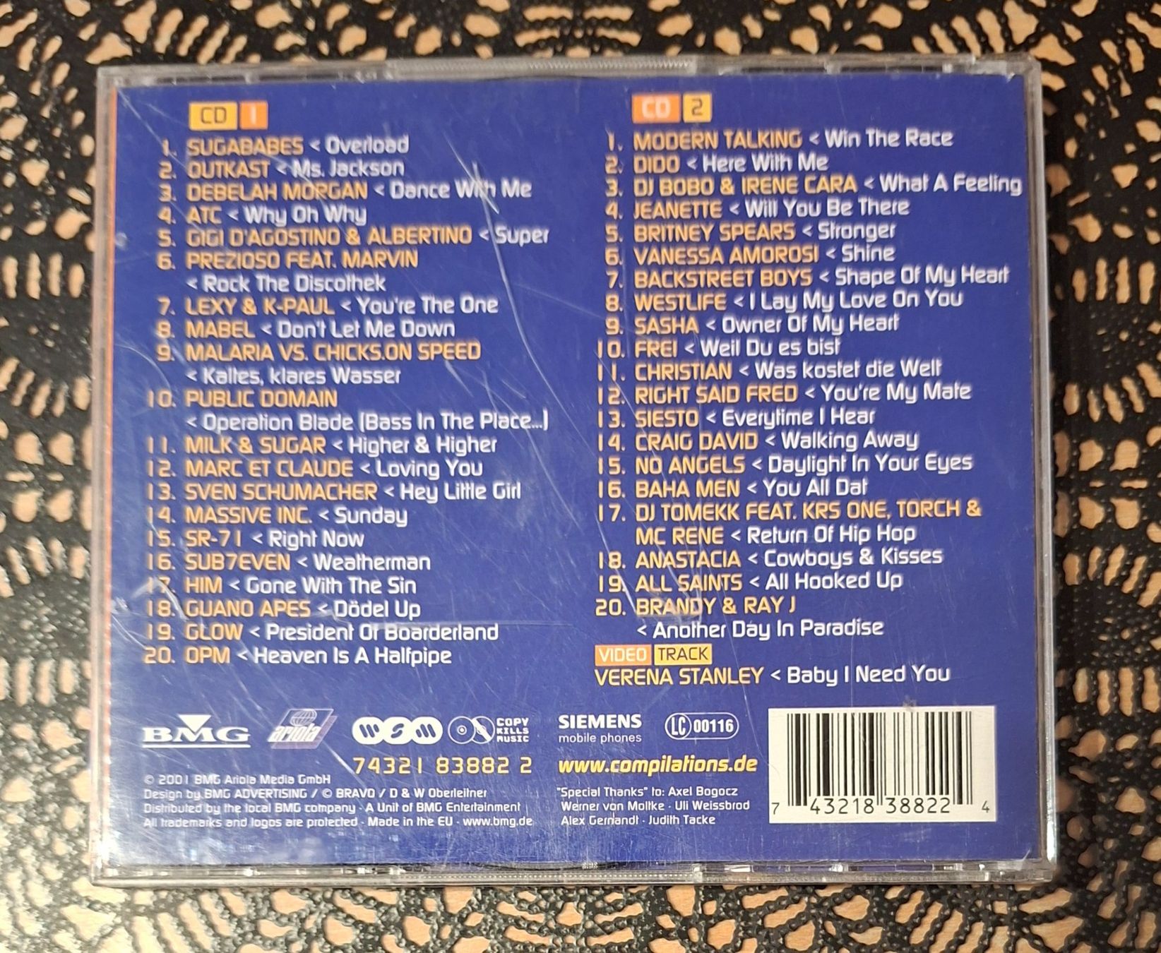 CDs: Bravo Hits - Supershow 2001, 2CD Compilation Sampler 2001 – Gebraucht aus Amriswil von Celini3 1
