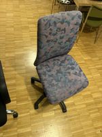 Gebrauchter Bürostuhl mit Muster, Top Zustand! Bequem