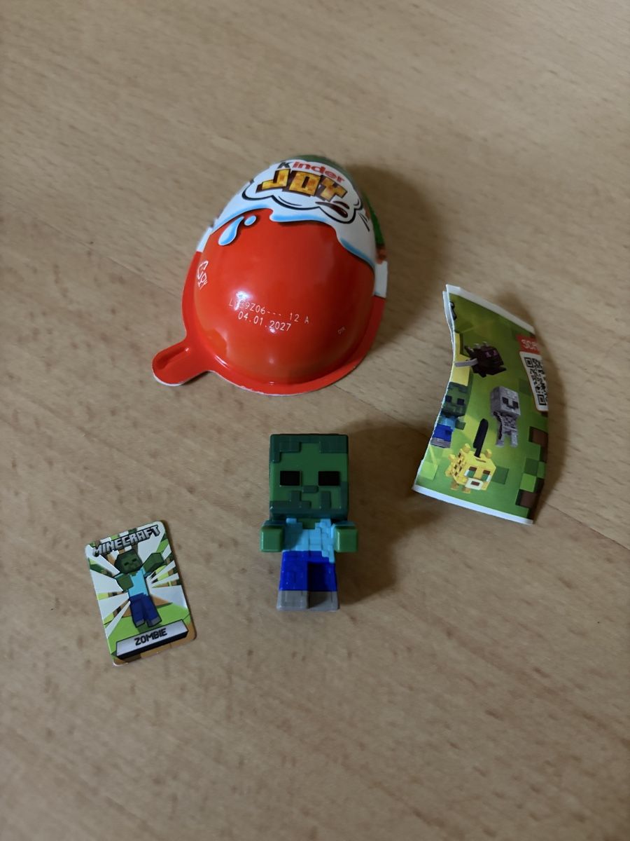 Alle Dekorationen: Minecraft, zombie, Kinder Joy  – Neu und originalverpackt aus Rochefort von ise_c7lc