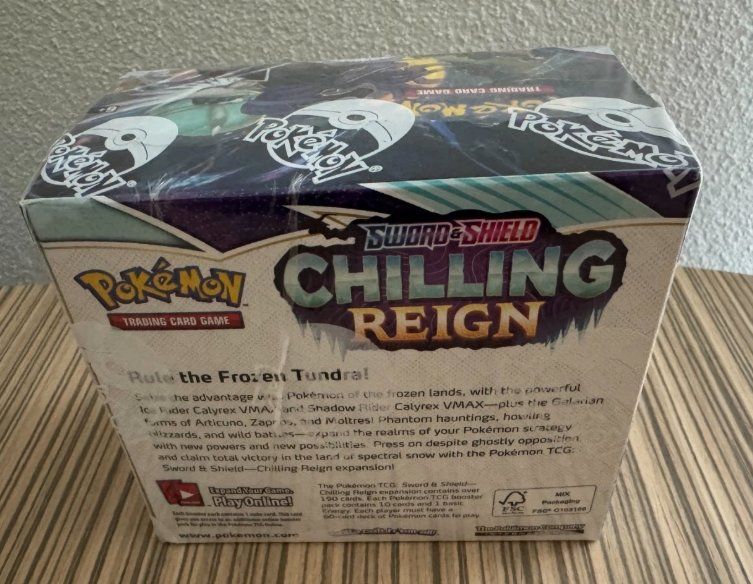 Pokémon Carte collezionabili: 2021 Pokemon Chilling Reign Display - ENG – Nuovo e nell'imballaggio originale da Niedergösgen venduto da Doxi-Graded-Cards 2