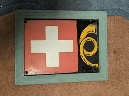 Altes Postschild
