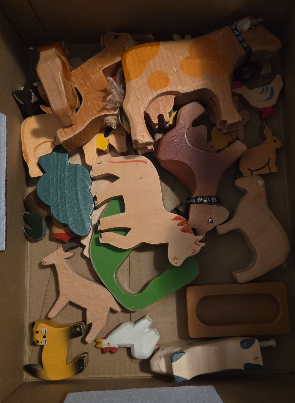 Giocattoli: Holztiere Bauernhof Set bespielt – Usato da Richenthal venduto da Angel_28