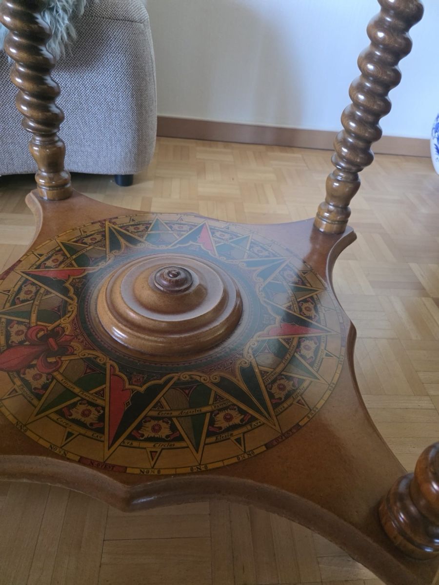 Tische: Massiver Holztisch rund 85 cm – Gebraucht aus Greifensee von Tschappala 1