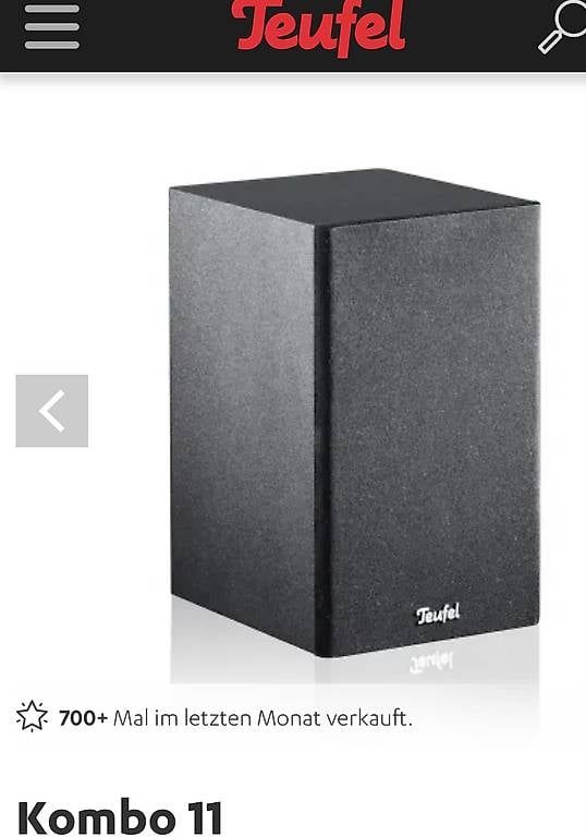 Casse acustiche: Lautsprecherboxen Teufel neu – Usato da Bürglen venduto da sunshiners