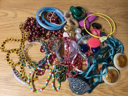Schmuck Konvolut diverse Teile guter Zustand