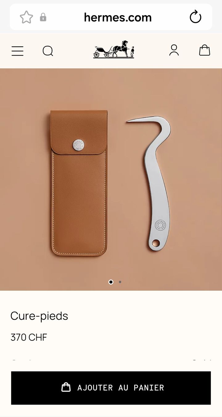 Hermès Zaumzeug & Halfter: HERMES HUFKRATZER NEU! – Neu und originalverpackt aus Maienfeld von Andyr44 2
