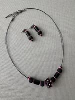 Einzigartiges Schmuckset: Kette & Ohrstecker Einzelstück