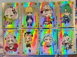 Genshin Impact - 8 cards - QR - Foil - Waifu/husbando