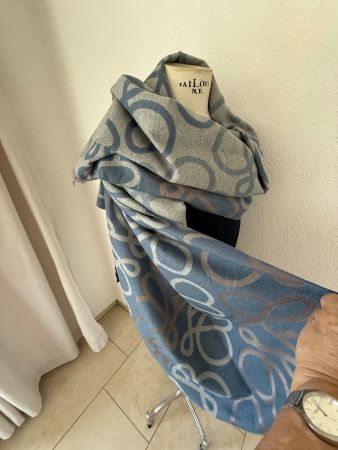 Neuware Schal Viskose Wolle Cashmere 180 x 70 cm