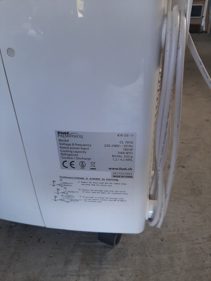 Primotecq Condizionatori: Climatiseur Fust Primotecq CL 7010 – Usato da Gingins venduto da danolive 2