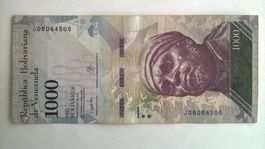 Billet banque Venezuela 1000 Bolivars 23/03/2017 (Tatou) UNC