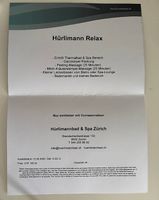 Hürlimann Relax Gutschein für Hürlimannbad & Spa Zürich