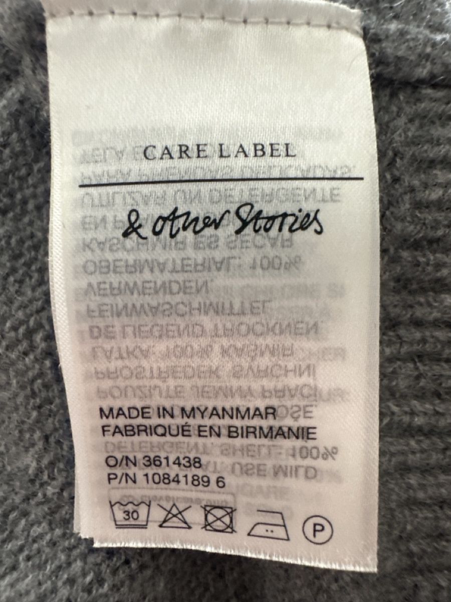 Other Stories Maglioni & Felpe: Pullover grau Kaschmir & Other Stories Grösse S  – Usato da Bern venduto da schnupka 5