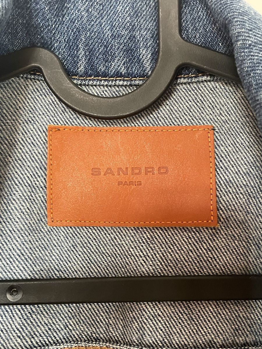 Sandro Giacche: SANDRO Paris Designer Jeansjacke – Usato da Uster venduto da AlabasterOne 2