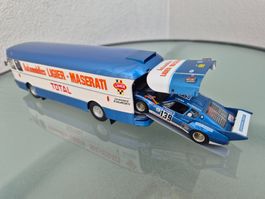 Ligier JS2 mit Ligier Maserati Team LKW ; 1:43