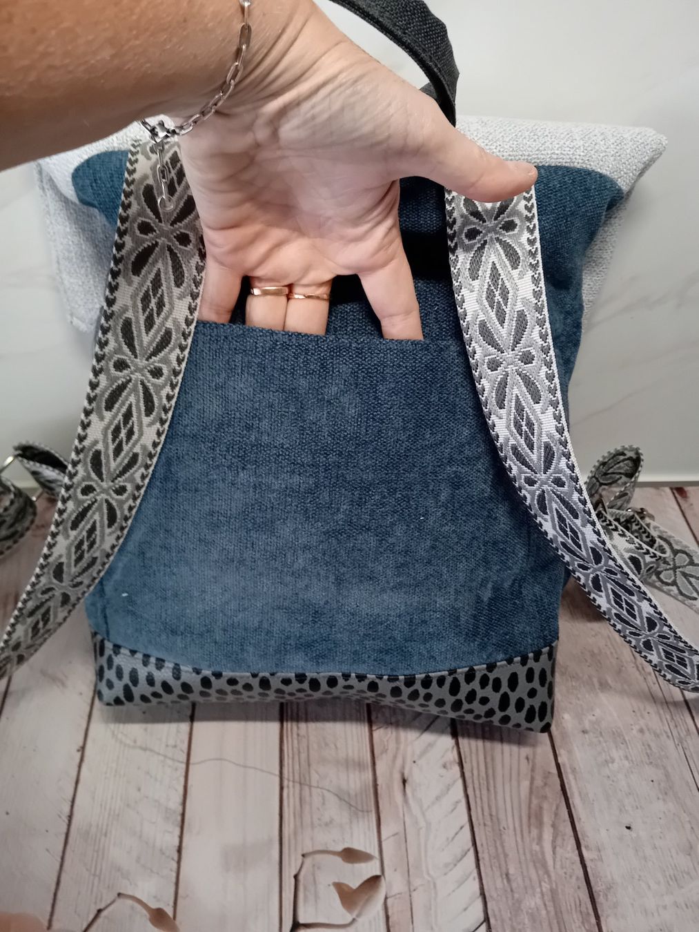 Rucksäcke: rolltop Rucksack,handarbeit – Neu (gemäss Beschreibung) aus Burgdorf von carodesign1 3