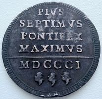 Vatikan / Kirchenstaat 1 Baiocco 1801 Pius VII