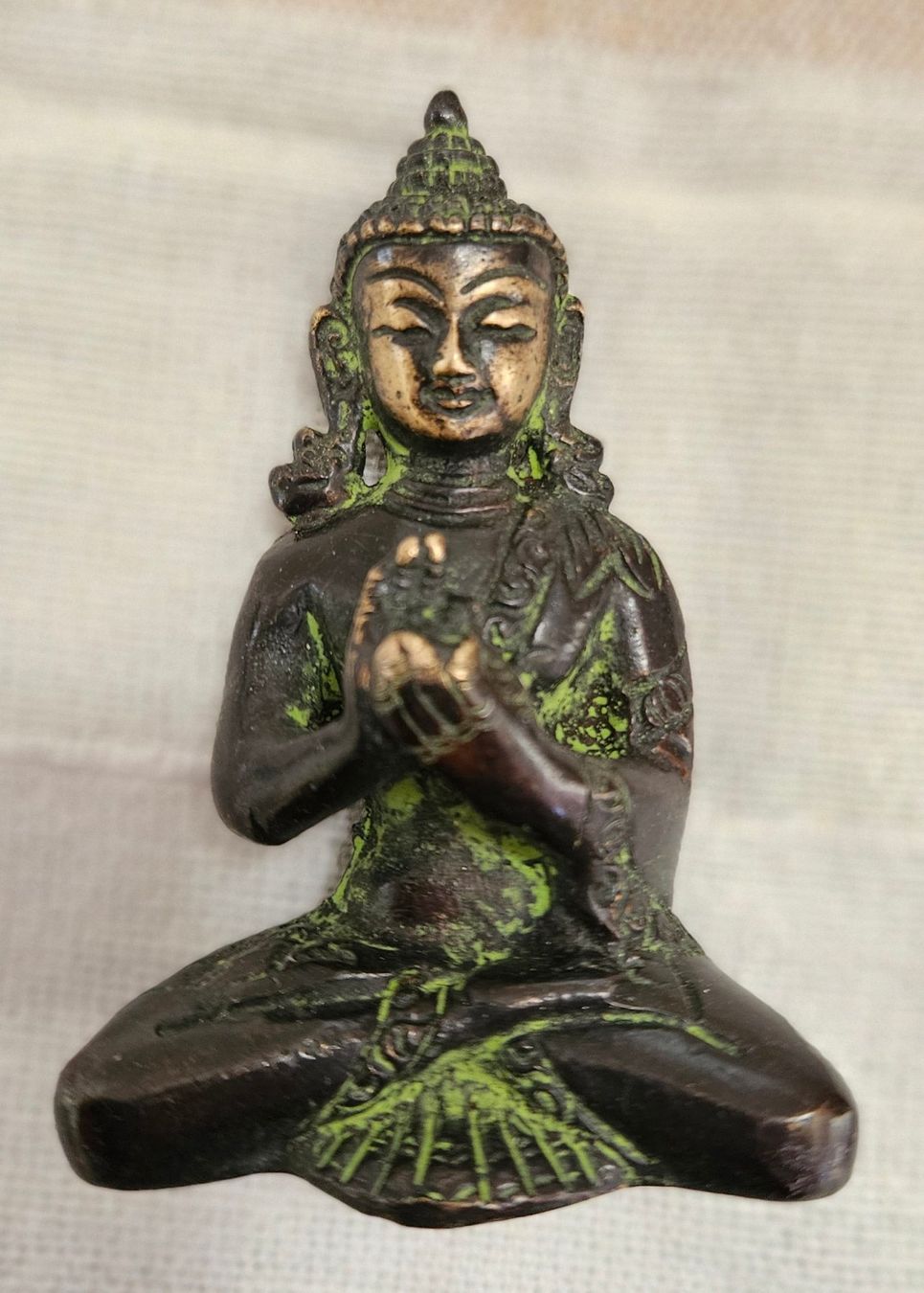 Skulpturen & Statuen: Bouddha mudrachakra en bronze ancien – Gebraucht aus Vernier von 19pigments