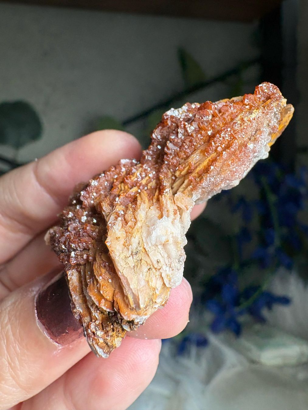 Mineralien & Heilsteine: Vanadinit auf Baryt – Neu (gemäss Beschreibung) aus Neuheim von m.hald 2
