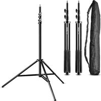 3x Walimex Pro WT-806 Lichtstativ Set bis 256 cm Neuwertig