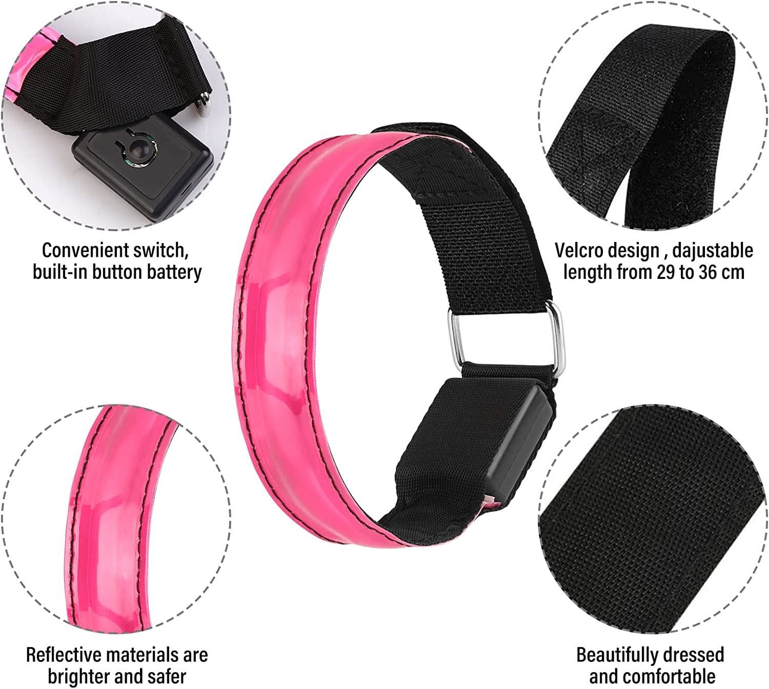 Bracciali & Braccialetti: LED Armband leuchtet hell - verstellbar – Nuovo e nell'imballaggio originale da Diepoldsau venduto da preisparadies-ch 2