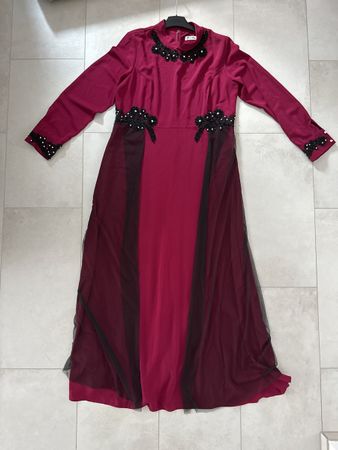 Damen Kleid Bordeau Grösse 42