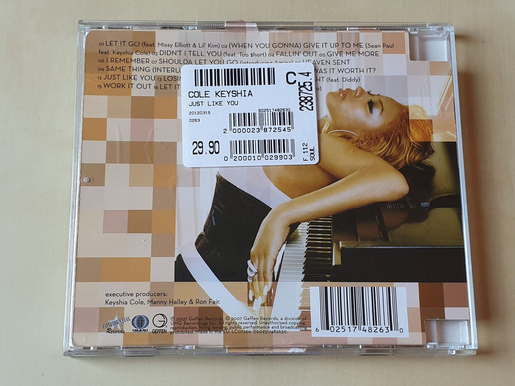 CD: Keyshia Cole just like you – Usato da Stansstad venduto da collectorsshop 1