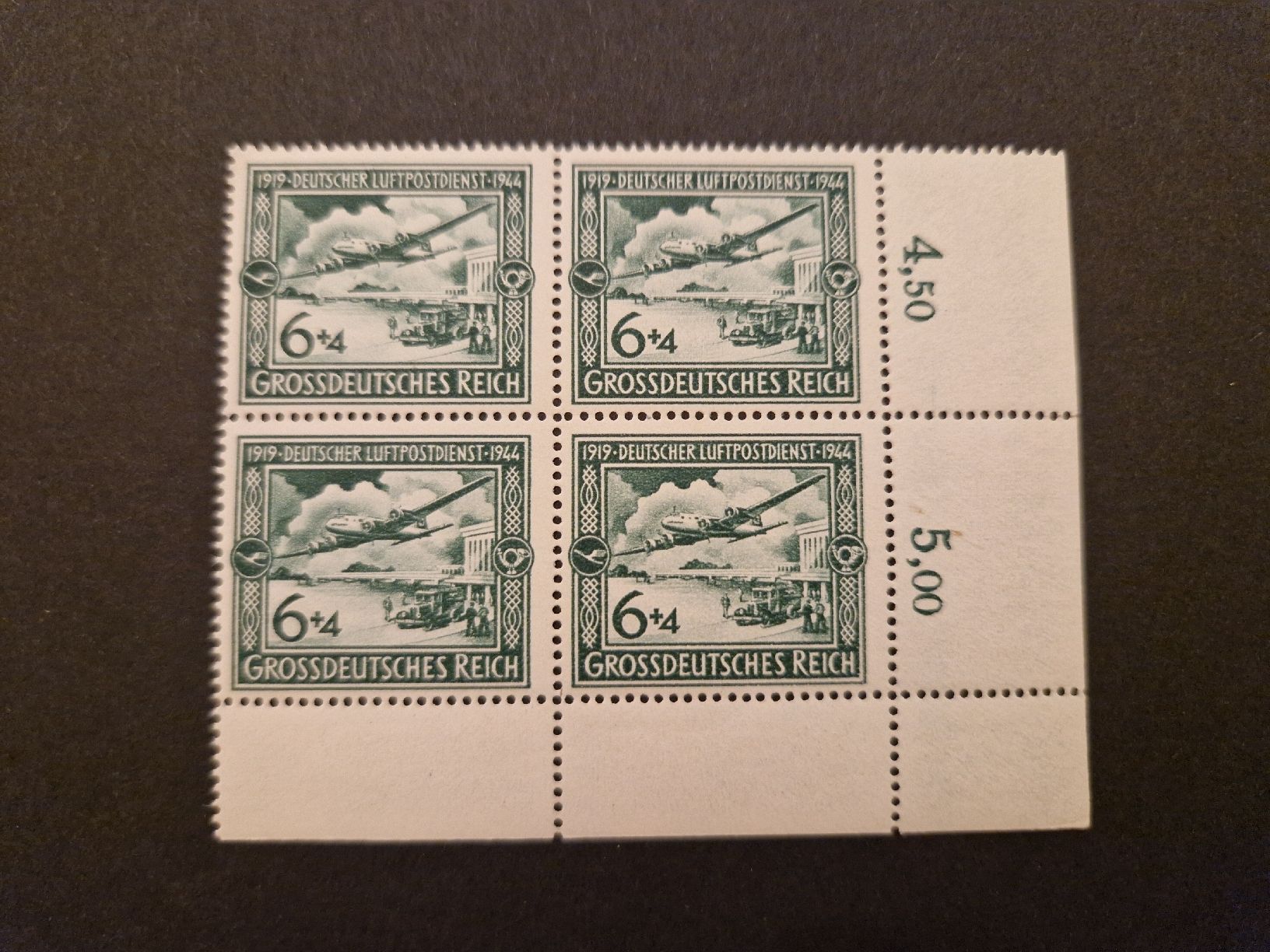 Tous les timbres: Deutsches Reich Viererblock Briefmarken postfrisch – Neuf (Voir description) à St. Gallen par Enrico_SG