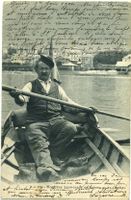Montreux, promenade en bateau 1904