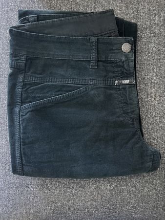 CLOSED Hose | Samthose | Grösse 40 (IT 46) - Grün