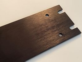 Face avant rack 19' éloxé noire NEUVE ! Front panel Alu NEU