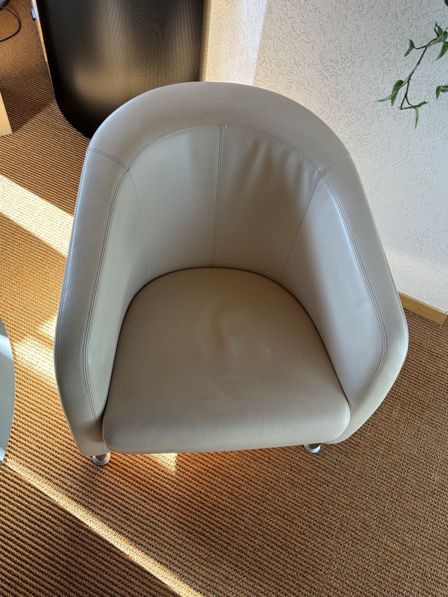 Poltrone: Couchsessel Echtleder beige – Usato da Safnern venduto da jana_ee 1