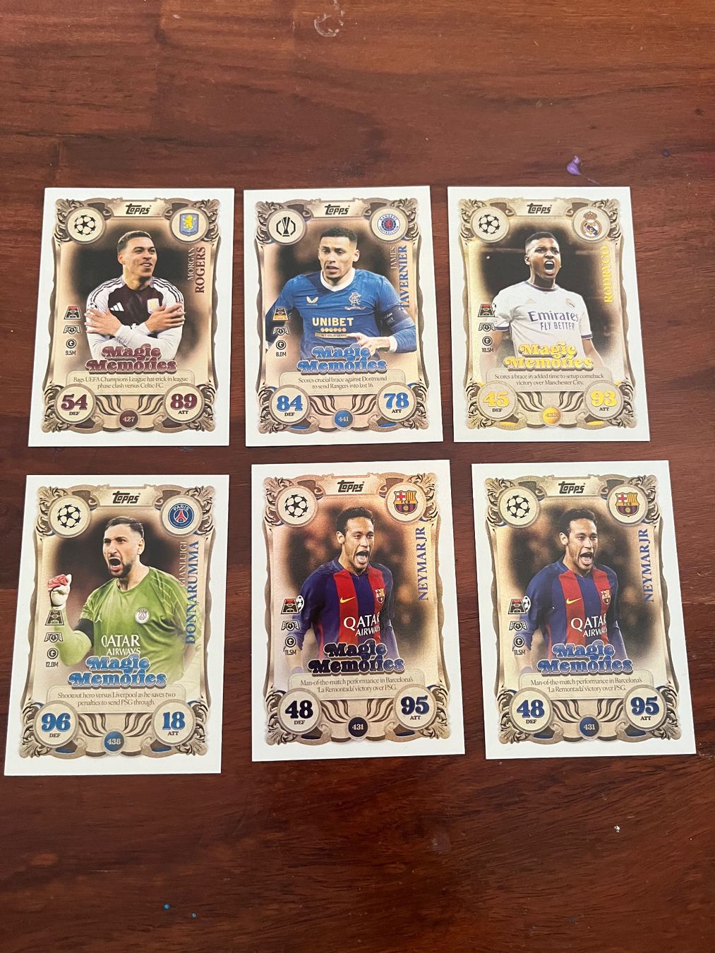 Topps Carte collezionabili: Match Attax Magic Memories (6 Stück) – Usato da Liebefeld venduto da clantha