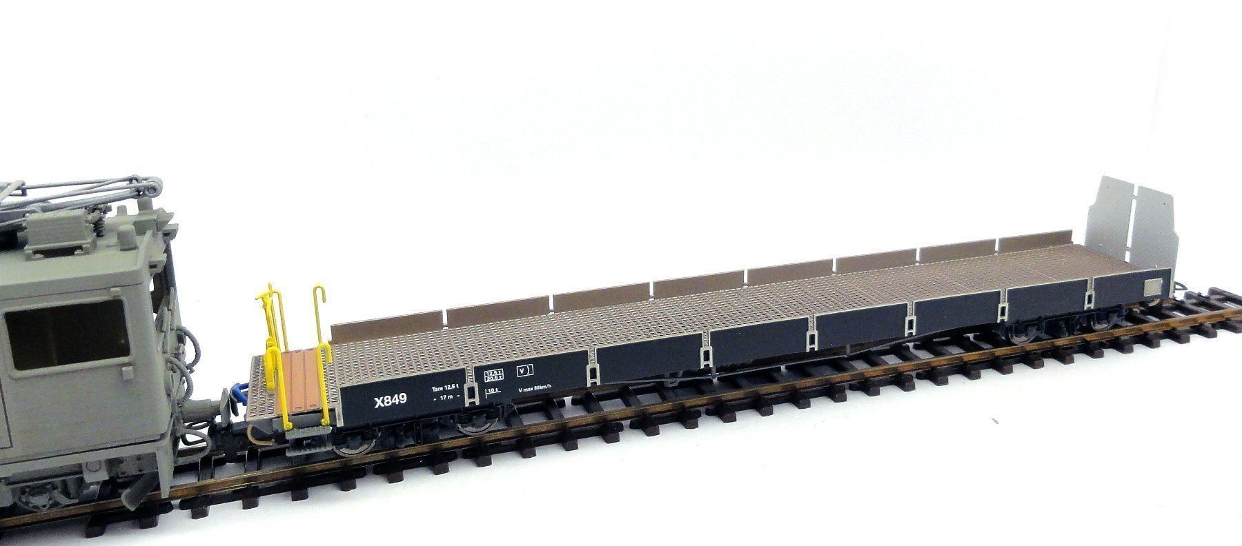 Friho Modellini di ferrovie: MOB X849, 4 Achs Baudienstwagen – Nuovo e nell'imballaggio originale da Lenk im Simmental venduto da MOB-41 1