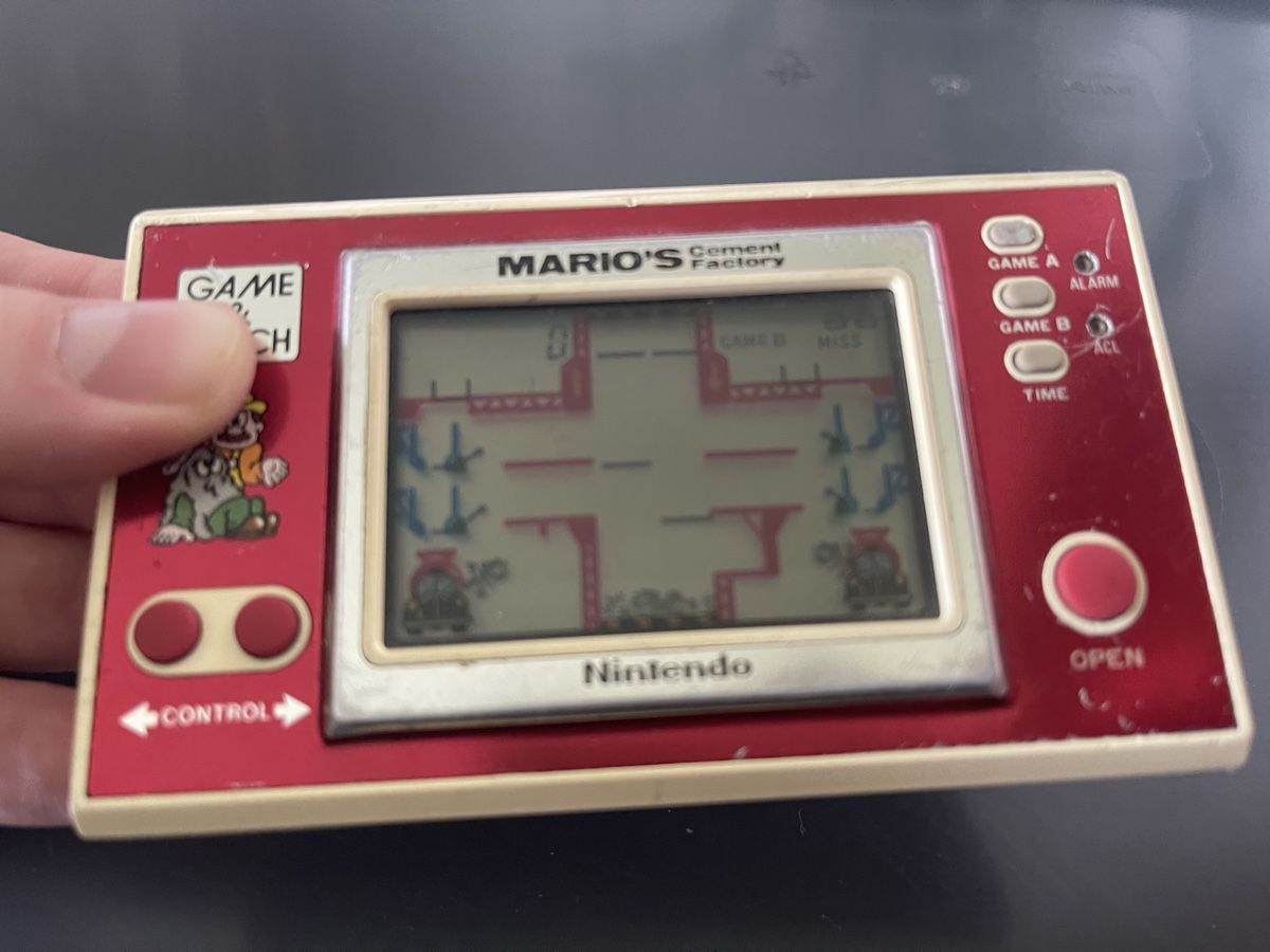 game&watch Console: Nintendo Game & Watch - Mario's Cement Factory – Usato da Zuerich venduto da Dorsi 3
