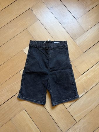 TOPSHOP - High Waist Jeansshorts schwarz 34
