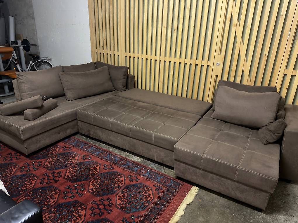 Sofas: U-shape Sofa+pull out sofa/U-förmiges Sofa mit Bettfunktion – Gebraucht aus Bern von dem_l7cr 1