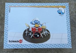 Schleich Schlumpf Schlagzeug + Schlumpf Set