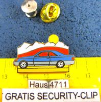 MERCEDES COUPE SCHWEIZ AUTO PIN ENAMEL MIT SECURITY-CLIP