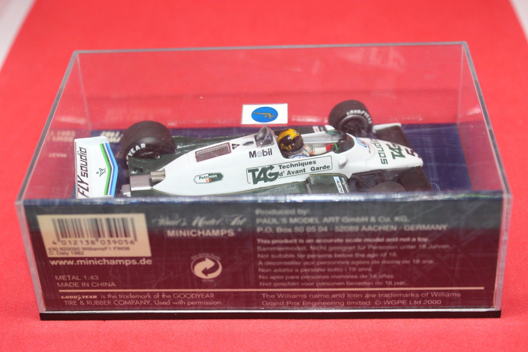 Minichamps Modellini d'auto: 1/43 Williams Ford FW08 (1982) - #5 D. Daly – Usato da Riva San Vitale venduto da eneuzzo 2