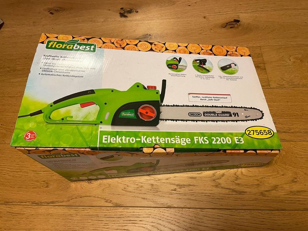 MalTec MasterCut Elektro-Kettensäge 3550W – 40 Cm Schwert, Automatische Schmierung, Sicher & Leistungsstark
