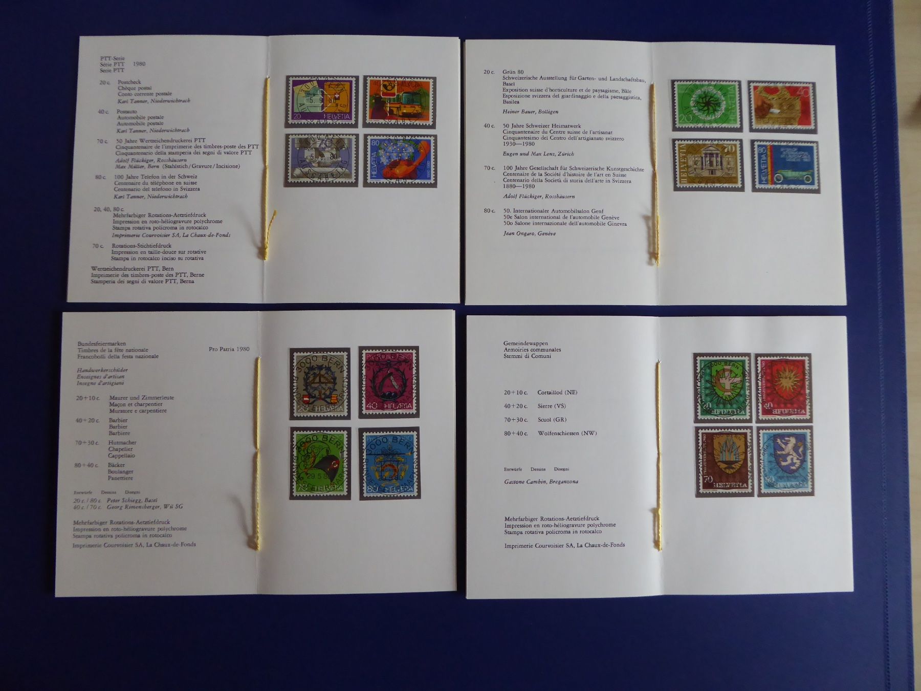Tutti i francobolli: 7 Briefmarken Büchlein 1980 – Nuovo (secondo la descrizione) da Birrhard venduto da Telemaster1 1