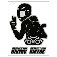 Respect for bikers Aufkleber Sticker 3teilig (Art. 6341)