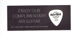 Fender Plektrum Hard Rock Hotel Davos
