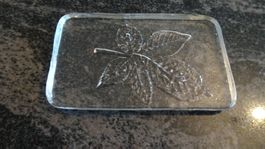 GLASI HERGISWIL BUTTERPLÄTTLI  NEUWERTIG