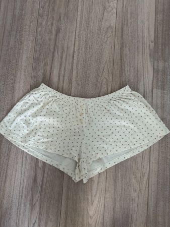 Hose Brandy Melville 1 Size, offwhite mit Blumen