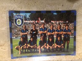 CARTOLINA INTER FC ANNI 1980 PERFETTA