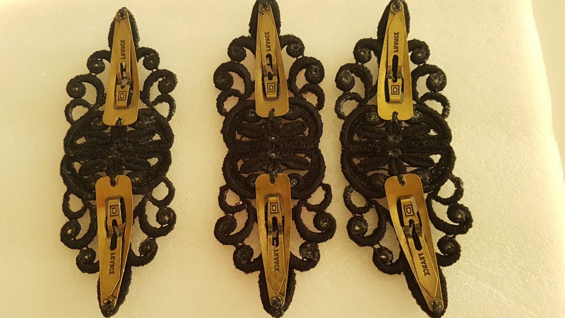 Accessori per capelli: Haarspange  mit  Swarovski Steinen 13cm. – Nuovo (secondo la descrizione) da Zürich venduto da 280_yc86 4