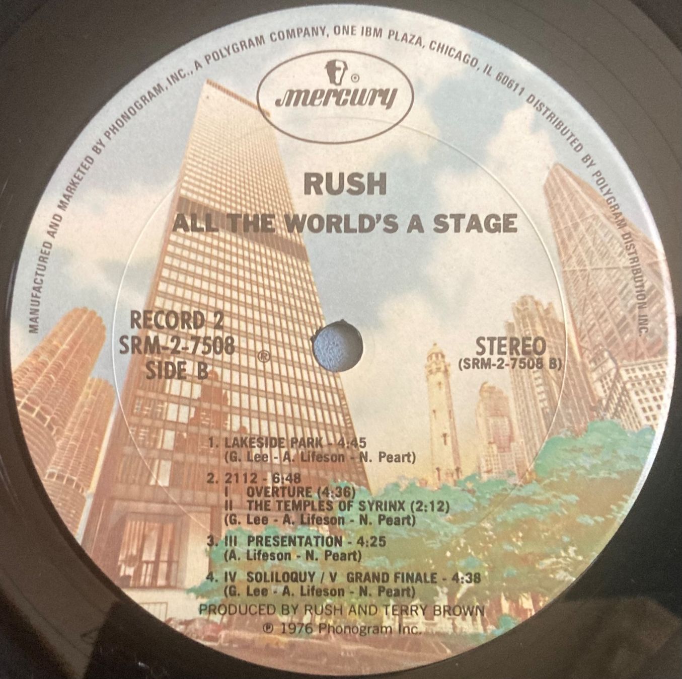 Dischi in vinile: RUSH - ALL THE WORLD'S A STAGE – Usato da Poliez-Pittet venduto da Newtown-Records 5